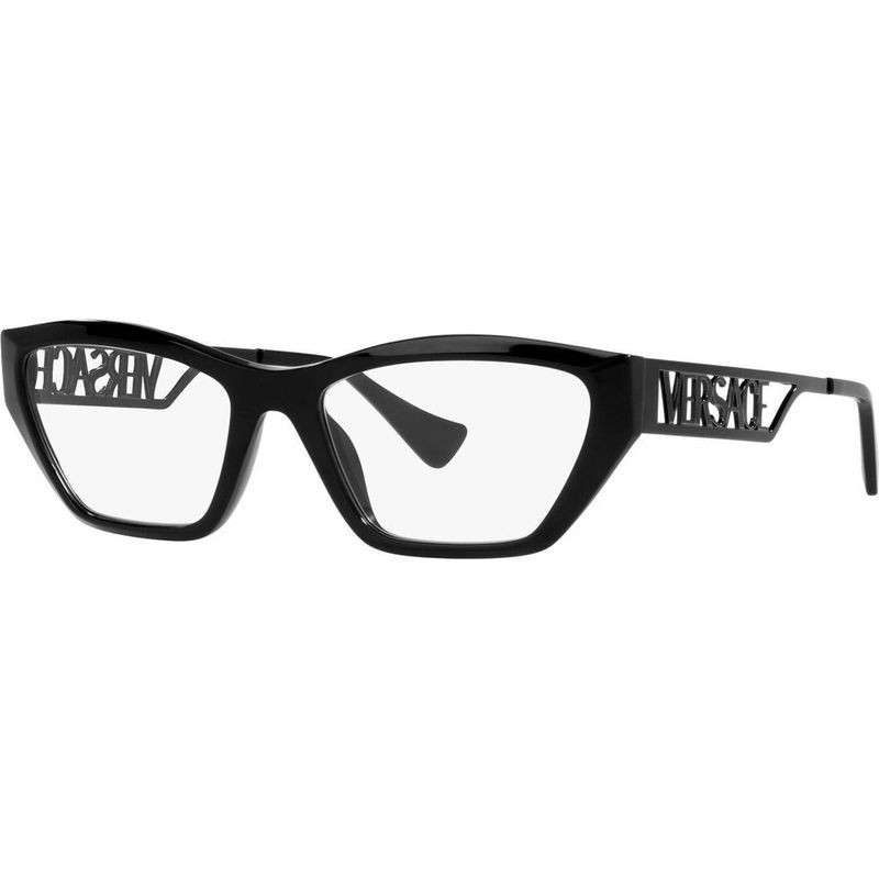 Versace Prescription Glasses VE3327U Black/Clear Glasses