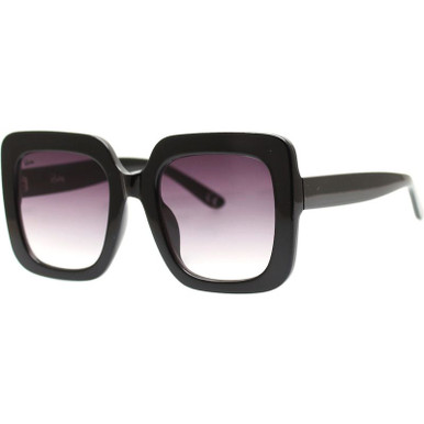 Reality Eyewear Mustique - Jett Black/Grey Gradient Lenses