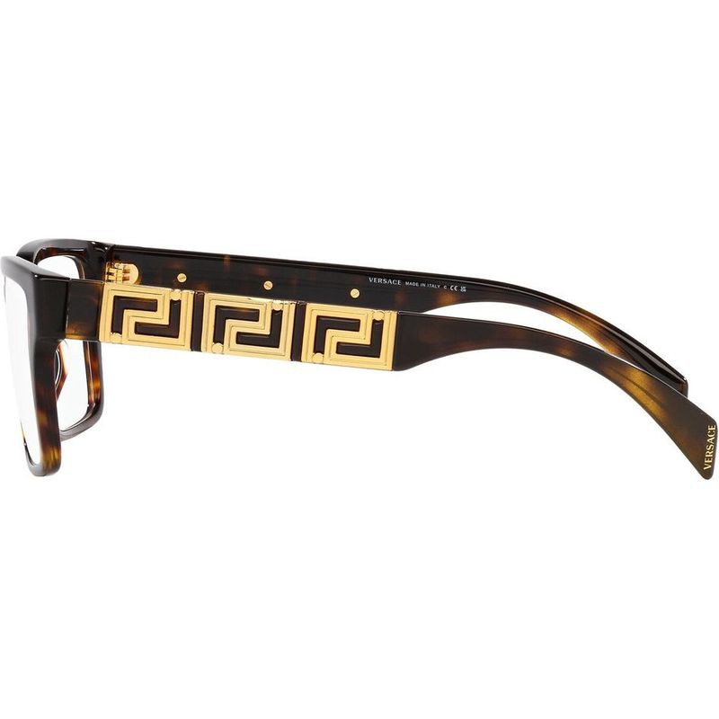 Versace Prescription Glasses Ve3339u Havana Clear Glasses