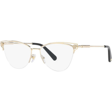 Versace Glasses VE1280 - Pale Gold/Clear Lenses