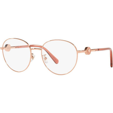 Versace Glasses VE1273D - Pink Gold/Clear Lenses