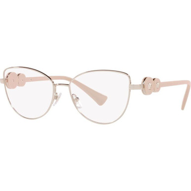 Versace Glasses VE1284, Light Gold/Clear Lenses