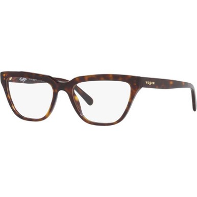 Vogue Eyewear Glasses VO5443 - Dark Havana/Clear Lenses