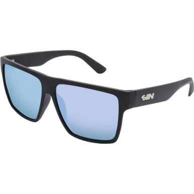 SIN Eyewear Vespa II, Matte Black/Matte Silver Mirror Lenses