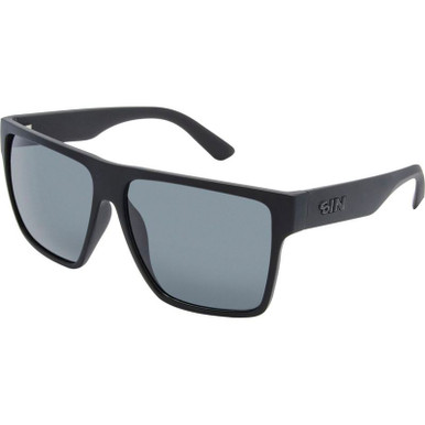 SIN Eyewear Vespa II XL - Black/Smoke Polarised Lenses