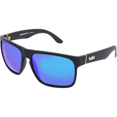 Black/Blue Mirror Polarised Lenses