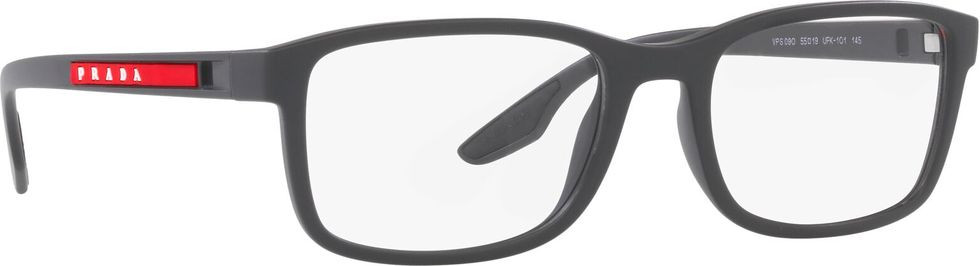 Prada Linea Rossa Glasses PS09OV Grey Rubber/Clear Lenses