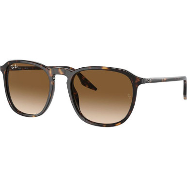 Ray-Ban RB2203, Havana/Brown Clear Gradient Glass Lenses 55 Eye Size