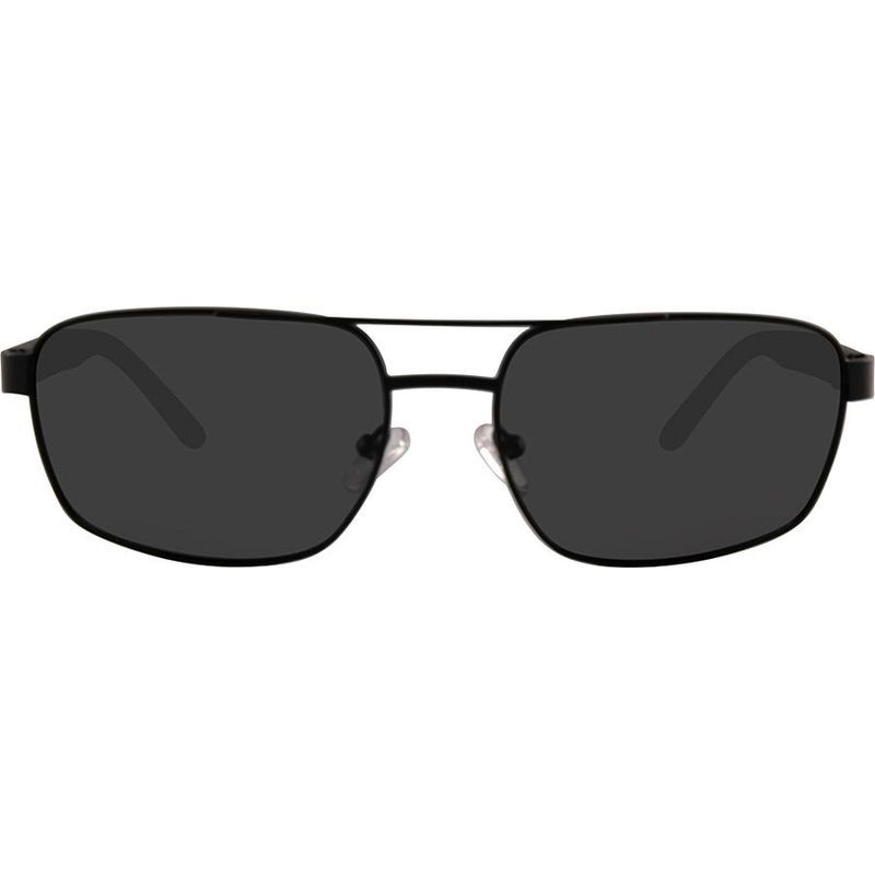 Bill Bass Fabien Satin Black/Grey Polarised Sunglasses