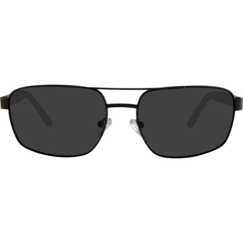 Bill Bass Fabien Satin Gunmetal/Grey Polarised Sunglasses