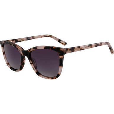 Bill Bass Gabriella, Pink Demi/Grey Gradient Polarised Lenses