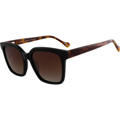 Black Demi/Brown Gradient Polarised Lenses