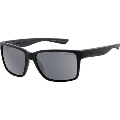 Yolo - Satin Black/Grey Polarised Lenses