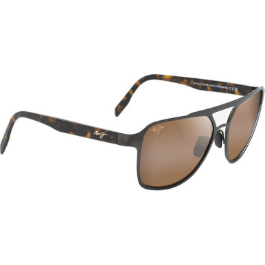 Maui Jim 2nd Reef, Brushed Chocolate/HCL Bronze Polarised Glass Lenses