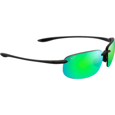 Maui Jim Ho'okipa XL, Translucent Matte Grey/Maui Green Polarised Lenses