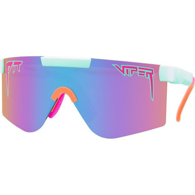 Pit Viper The 2000s - Bonaire Breeze Light Blue/Blue Purple Mirror Polarised Lenses