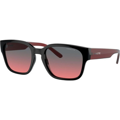 Arnette Hamie AN4325 - Black/Red Dark Grey Gradient Lenses