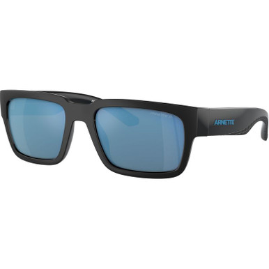 Arnette Samhty AN4326U, Recycled Black/Dark Grey Water Mirror Polarised Lenses