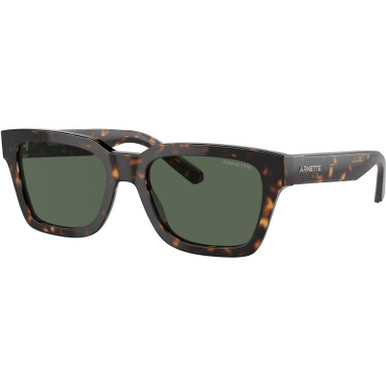 Arnette Cold Heart 2.0 - Dark Havana/Dark Green Lenses