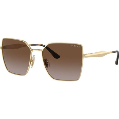 Vogue Eyewear VO4284S - Pale Gold/Brown Gradient Polarised Lenses