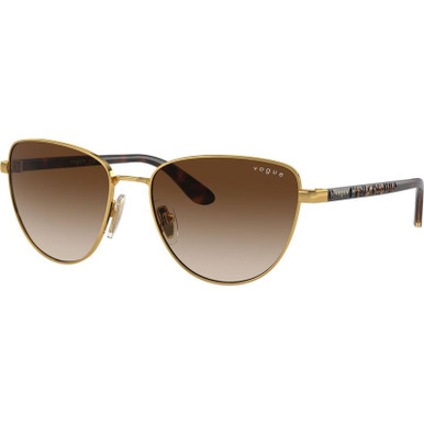 Vogue Eyewear VO4286S - Gold/Brown Gradient Lenses