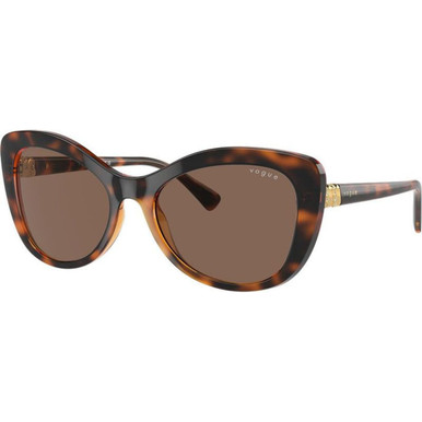 Vogue Eyewear VO5515SB - Dark Havana/Dark Brown Lenses