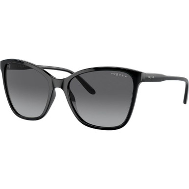 Vogue Eyewear VO5520S, Black/Grey Gradient Polarised Lenses