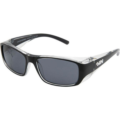 SIN Eyewear Captain Sensible Safety - Black/Smoke Lenses