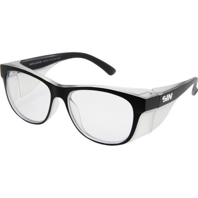 SIN Eyewear Safe & Sound Safety - Matte Black/Clear Lenses