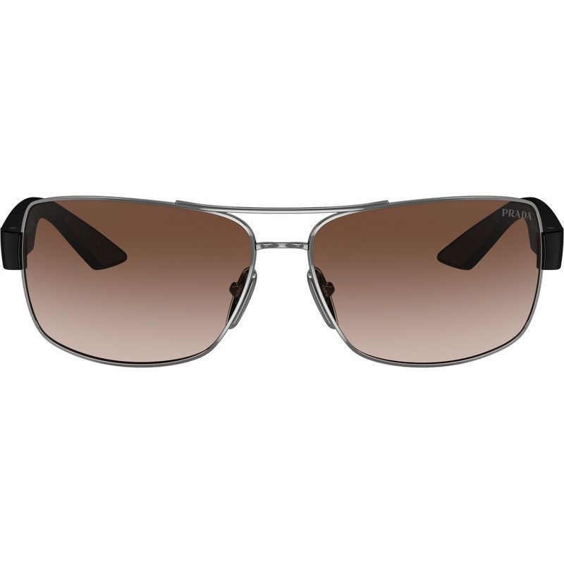 Prada Linea Rossa Ps50zs Gunmetal/Brown Gradient | Afterpay