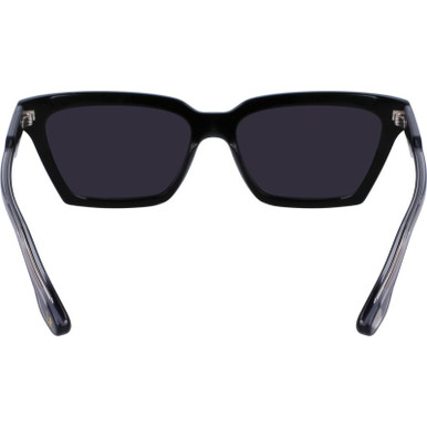 Victoria Beckham VB664S 001 Sunglasses Black Shield Frame, Dark Grey Lenses Shop the Victoria Beckham VB664S Sunglasses Black/Dark Grey main image 4