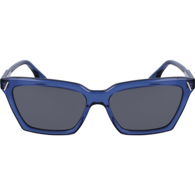 Victoria Beckham Vb661s Blue/Grey Sunglasses | Afterpay display picture 3