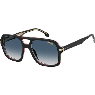 Buy Carrera 27 Black Red Crystal and White/Grey Sunglasses