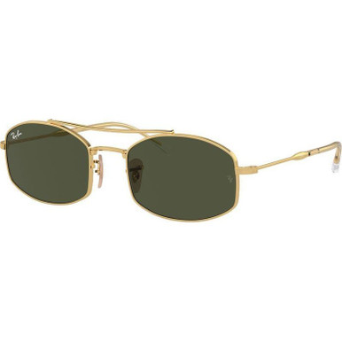 Ray-Ban RB3719, Arista/Green Glass Lenses 54 Eye Size
