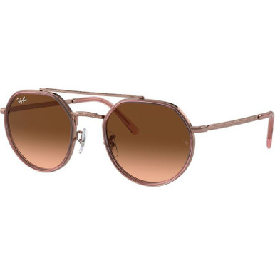 Ray-Ban RB3765, Copper/Pink Brown Gradient Glass Lenses