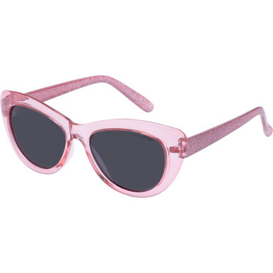 Cancer Council Kids Elk - Kids, Pink Glitter/Smoke Polarised Lenses