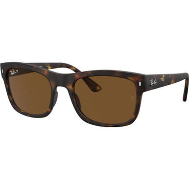 RB4428 - Matte Havana/Brown Polarised Glass Lenses