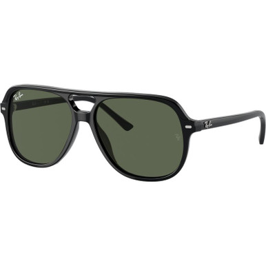 Black/Dark Green Lenses 52 Eye Size