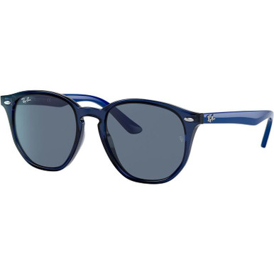Transparent Blue/Dark Blue Lenses