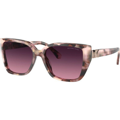 Michael Kors Acadia MK2199, Pink Pearlized Tortoise/Burgundy Gradient Polarised Lenses