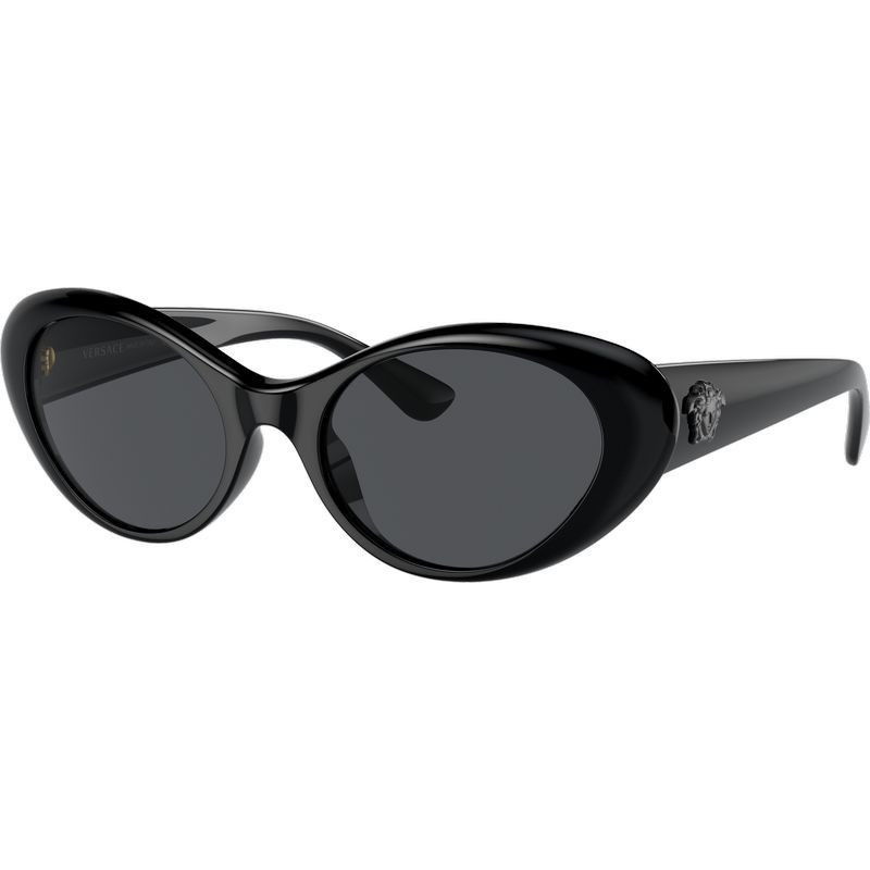 VERSACE Medusa Chic Cat Eye in Black & Dark Grey