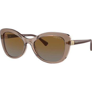 Vogue Eyewear VO5515SB - Transparent Brown/Brown Gradient Polarised Lenses