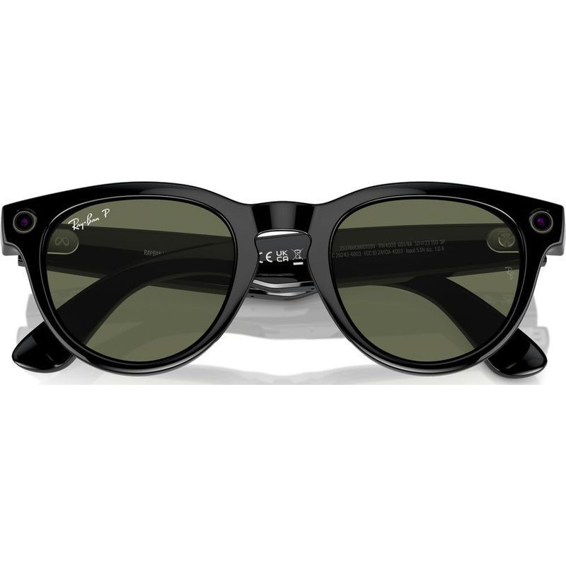 Ray-Ban Smart Glasses Headliner RW4009 Black/Green Polarised