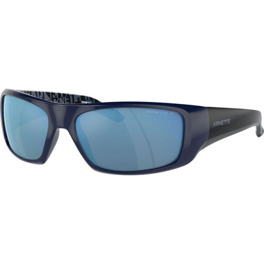Arnette Hot Shot AN4182 - Dark Blue/Dark Grey Water Mirror Polarised Lenses