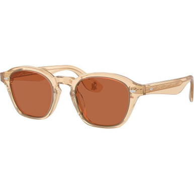 Oliver Peoples Peppe OV5517SU - Champagne/Persimmon Glass Lenses