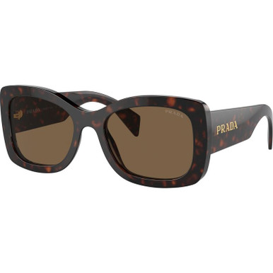 PRA08S - Briar Tortoise/Dark Brown Lenses