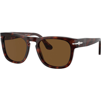 Havana/Brown Polarised Glass Lenses 54 Eye Size