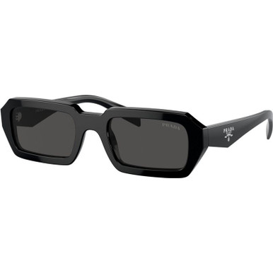 Prada PRA12SF - Black/Dark Grey Lenses