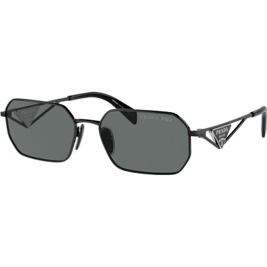 Prada PRA51S - Black/Grey Polarised Lenses