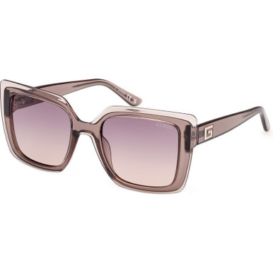 GU7908 - Beige/Violet Gradient Lenses